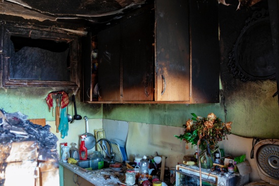 Kitchen,After,The,Fire,,The,Top,Black,Cabinets,,A,Lot